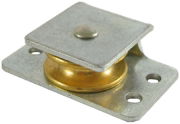 0.75" Side Pulley, Brass Wheel, Zinc Frame