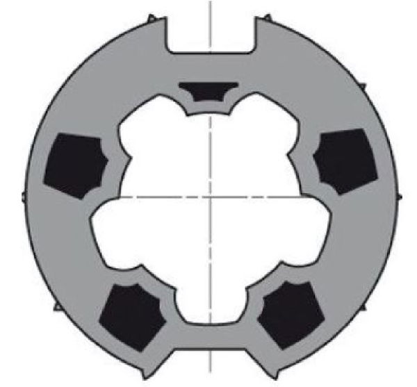 Somfy Drive Wheel for LT50, suits Dohner 63mm tube