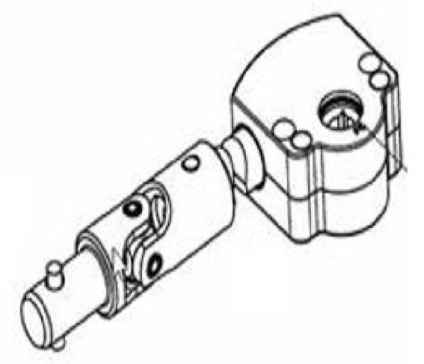 Geiger Gearbox 3:1 12mm bayonet in, 7mm square out