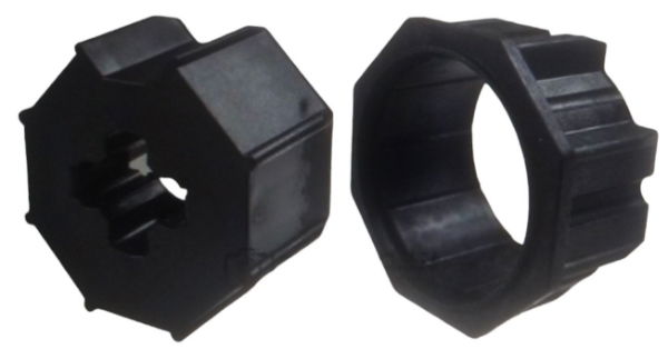 Geiger Adaptor Octagonal Tube, 60mm