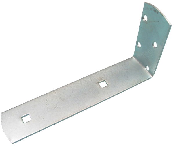 9.8" Strap Bracket Double 5/16" Square BZP