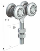 Series 50 Dbl Axle Steel Wheel Hanger