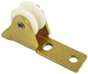 0.5625" Guide Pulley, Acetyl Wheel, Brass Frame