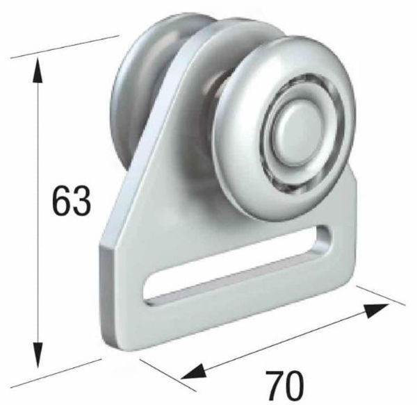 Runners Series 50. Single Axel Steel Hanger