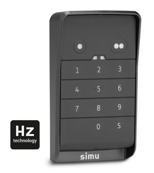 Simu Keypad 2 Channel for control of roller doors