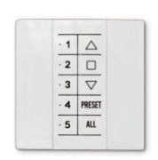 Gaposa 5 Channel Smartline wall mounted Transmitter 868Mhz