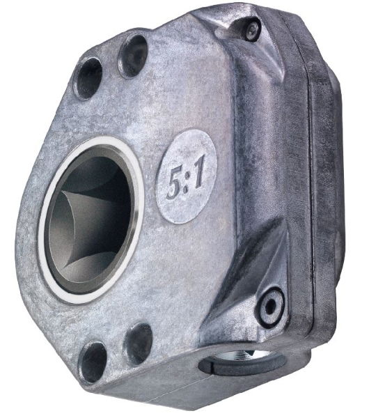 Geiger Worm Gear 5.33:1 No End Stop 6mm Sq in 13mm Sq out