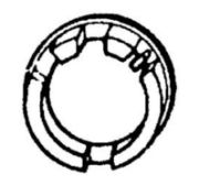 Somfy Crown Wheel for LS60 suits Madopron 80mm tube