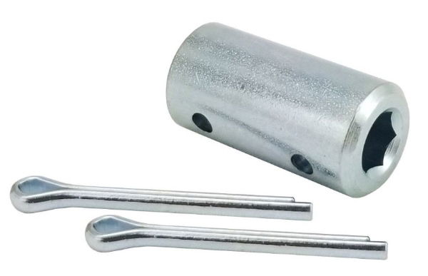 Somfy Hexagonal Adaptor 7-7mm with Split Pins