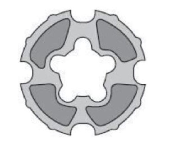 Somfy Aluminium Drive Wheel for LT60, suits Dohner 78mm tube