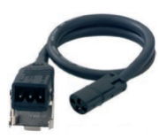 Geiger Black Connecting Cable 0.9m