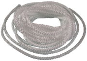 2mm Thick Cross Braided Cord White (Per Metre)