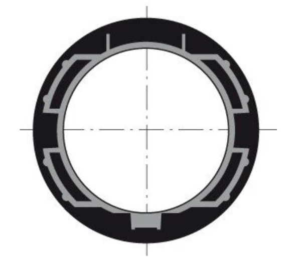 Somfy LT50 Crown Wheel, suits ZF64 tube