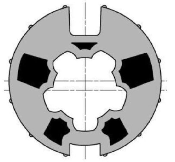 Somfy Drive Wheel for LT50 motors, suits Dohner 70mm tube