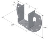 Gaposa Bracket for XQ8.. M&P type motors