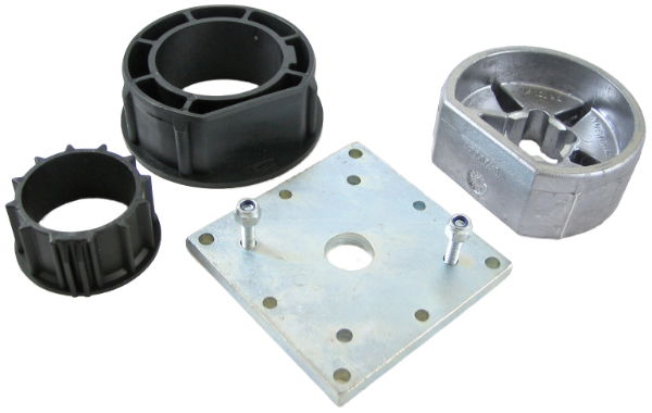 Somfy LT50 4" x 16g Tube Adaptor Kit (Includes CS Bracket)