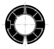 Somfy Crown Wheel for LS40 suits 63mm Welser tube