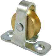 0.75" Upright, Brass Wheel runs with plate, Zinc Frame