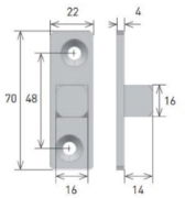 Gaposa Motor Bracket to max 120Nm for 60 range motors