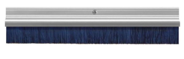 Runners Brush Strip, 50mm Bristle, 2134mm, Mill Aluminium