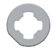 Gaposa 50mm x 1.5mm Drive Wheel, To Suit Range 50 Motors
