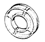 Somfy Crown Wheel for LS60, suits 130x2mm tube