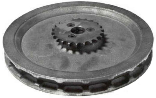 9" Chainwheel & 22 tooth Sprocket Assembly - 1" Bore