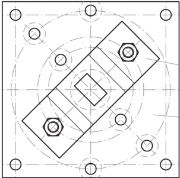 Elero Base plate with motor bearing for Revoline elero head motors