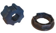 Nice Adaptor Set for 70mm octagonal tube with gutter