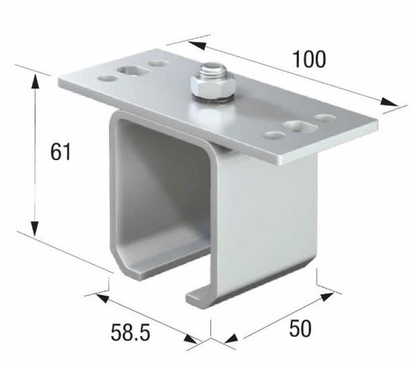 Series 50Soffitt Fixing Track Support