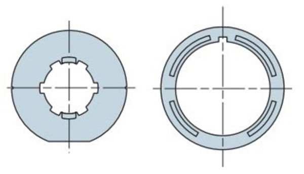 Nice Adaptor set to suit round tube 50mm