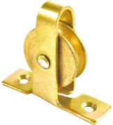 1.00" Upright, Brass Wheel runs with plate, Brass Frame