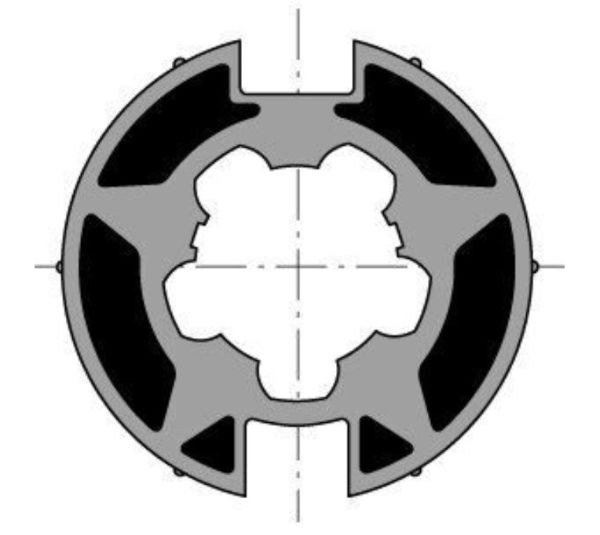 Somfy Drive Wheel for LT50, suits Welser 70mm tube