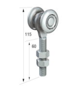 Runners Series 50 Single Axle Steel Wheel Hanger