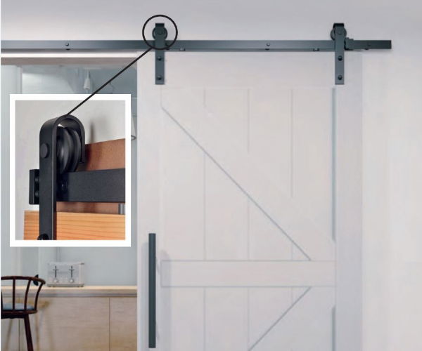 Runners Barn Style Sliding Door Kit - max 2000mm