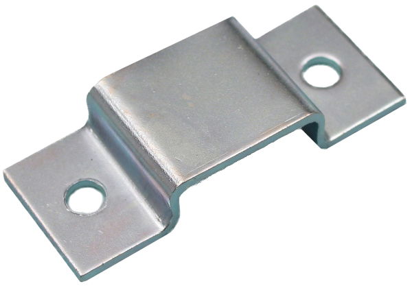 Standard Saddle Bracket for 0.75" Flat Bar (Zinc Plated)