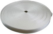 Webbing 1" White Polyprop (50 Mtr Roll)