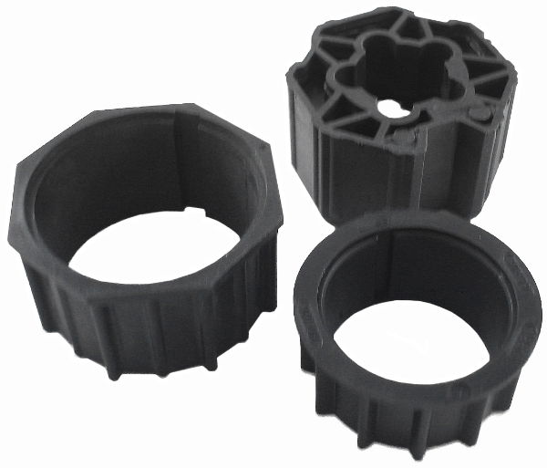 Somfy 70mm Octagonal Tube LT50 Adaptor Kit with LT50 reducer