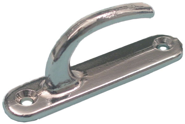 2" Single Ear Cleat Chrome Plated