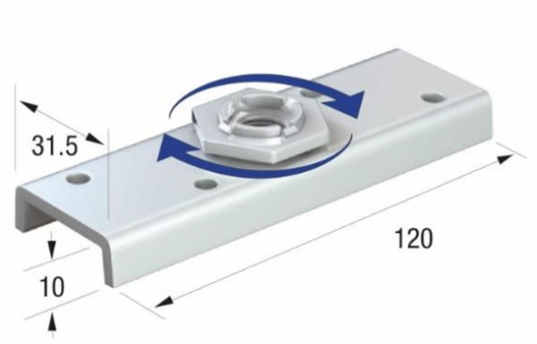 Series 50 Rotating Steel Suspension Plate