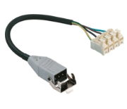 Geiger Adaptor Cable with Hirschmann STAS3 connector & Service Clamp