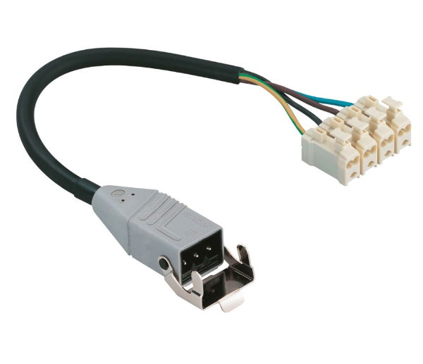 Geiger Adaptor Cable with Hirschmann STAS3 connector & Service Clamp