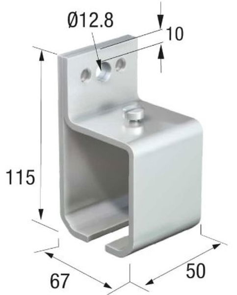 Runners Series 70. Face Fixing Track Support