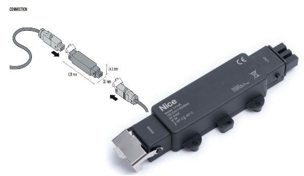Nice TAG System TT1VR Receiver With Hirschmann Connectors