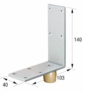 Runners Series 50 . 20mm DIA Bottom Guide Roller - Angled