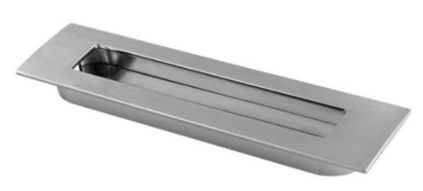 Runners Flush Pull Handle Satin Stainless Steel 186 X 37mm