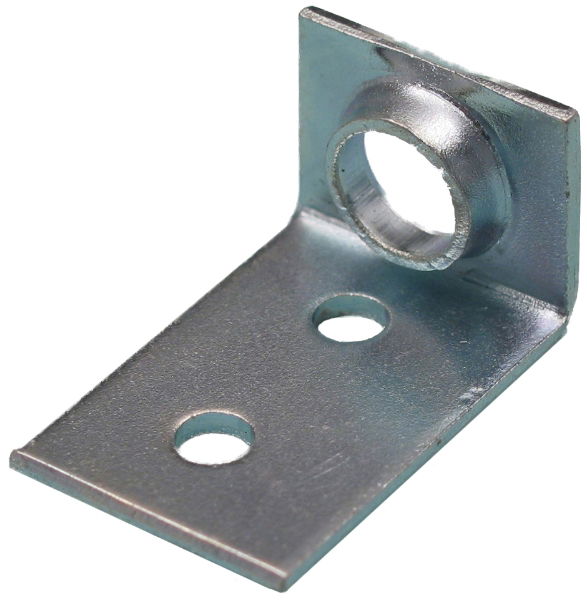 Round Saddle Bracket to Take 0.3125" Round Bar Zinc