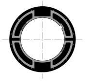 Somfy Crown Wheel for LT50 motor to suit 70mm Welser tube