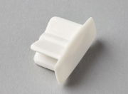 End Cap for for type 1 Bottom bar (White)