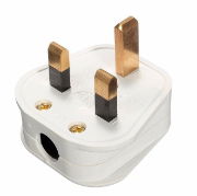 Somfy 3 pin plug & cord grip for UK